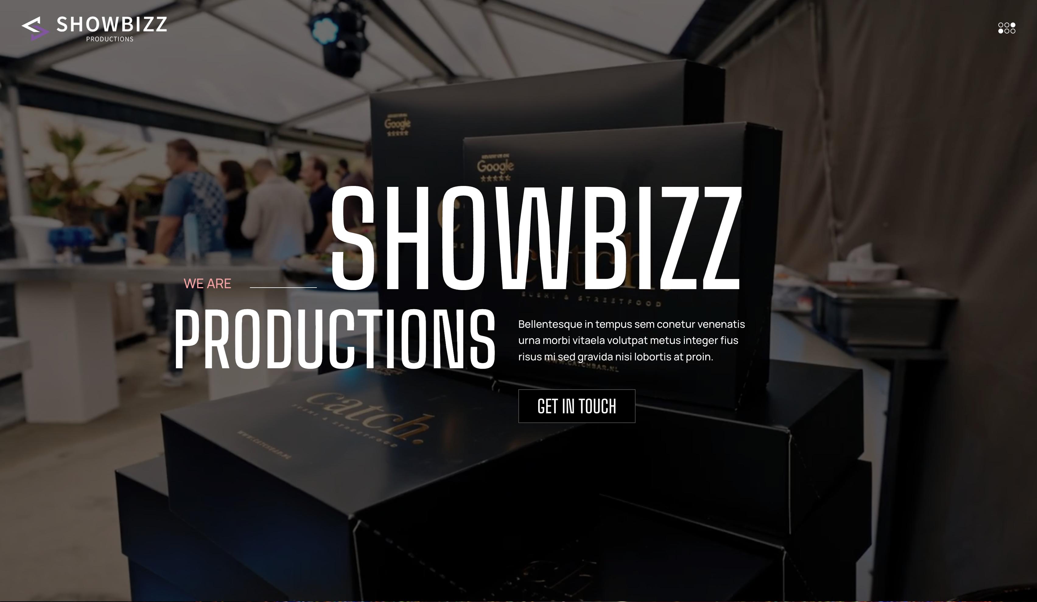 Website mockup